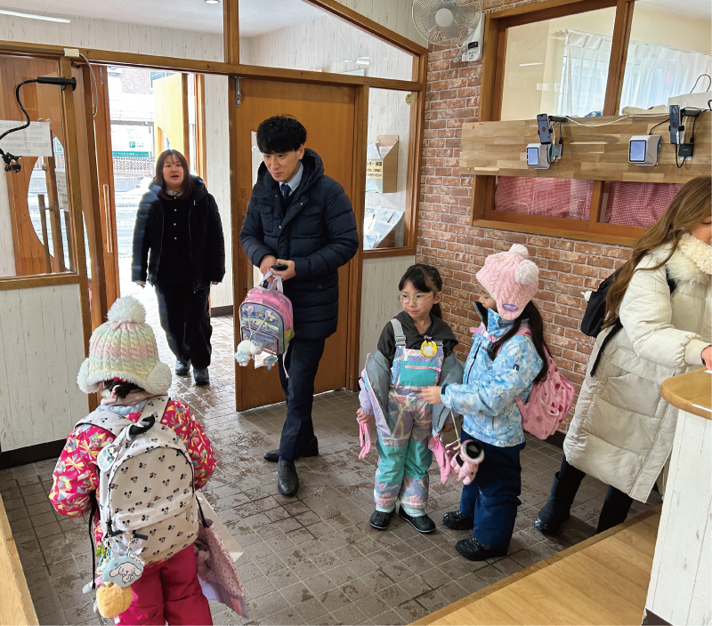 登園の様子