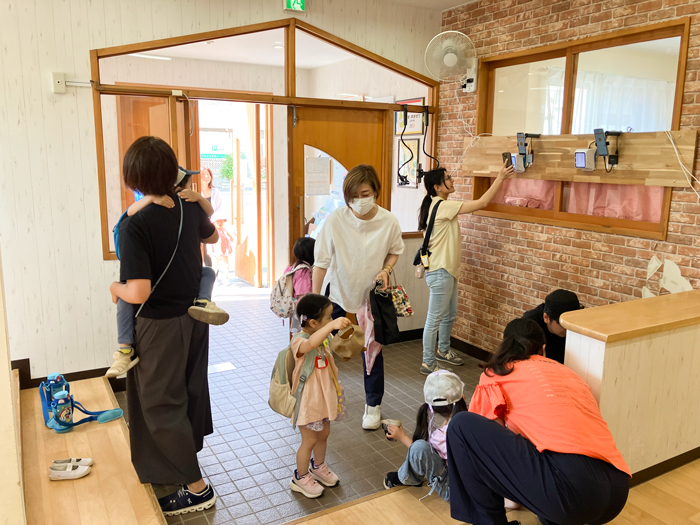 登園の様子